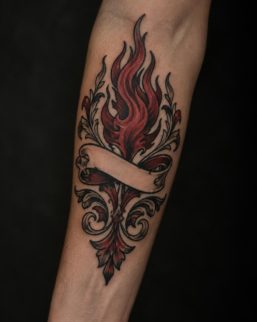 Neo-Traditional tattoo by Sora Vale