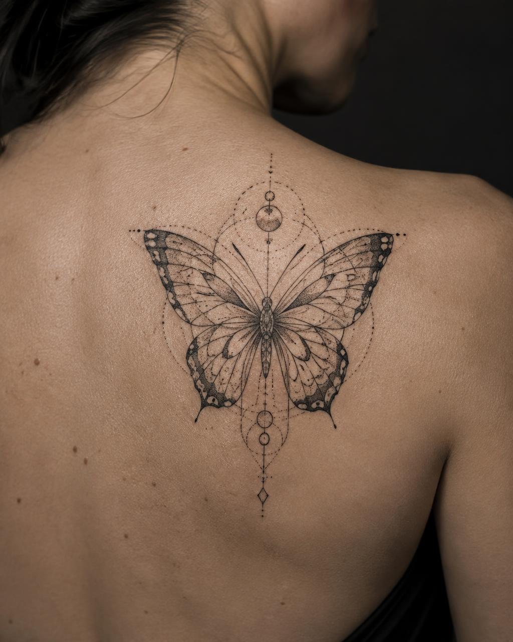 Geometric tattoo by Elias Noir