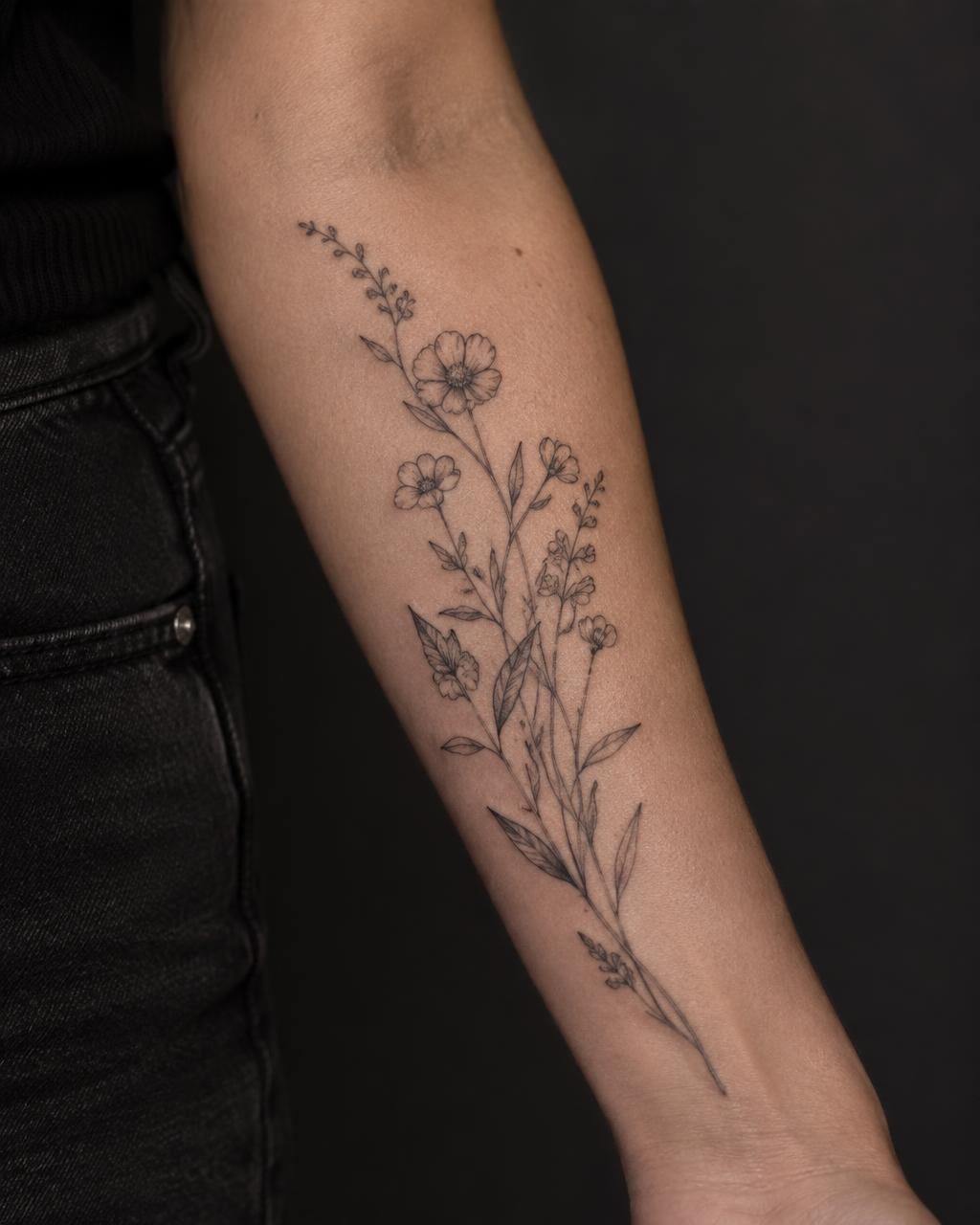 Fine Line tattoo by Sora Vale