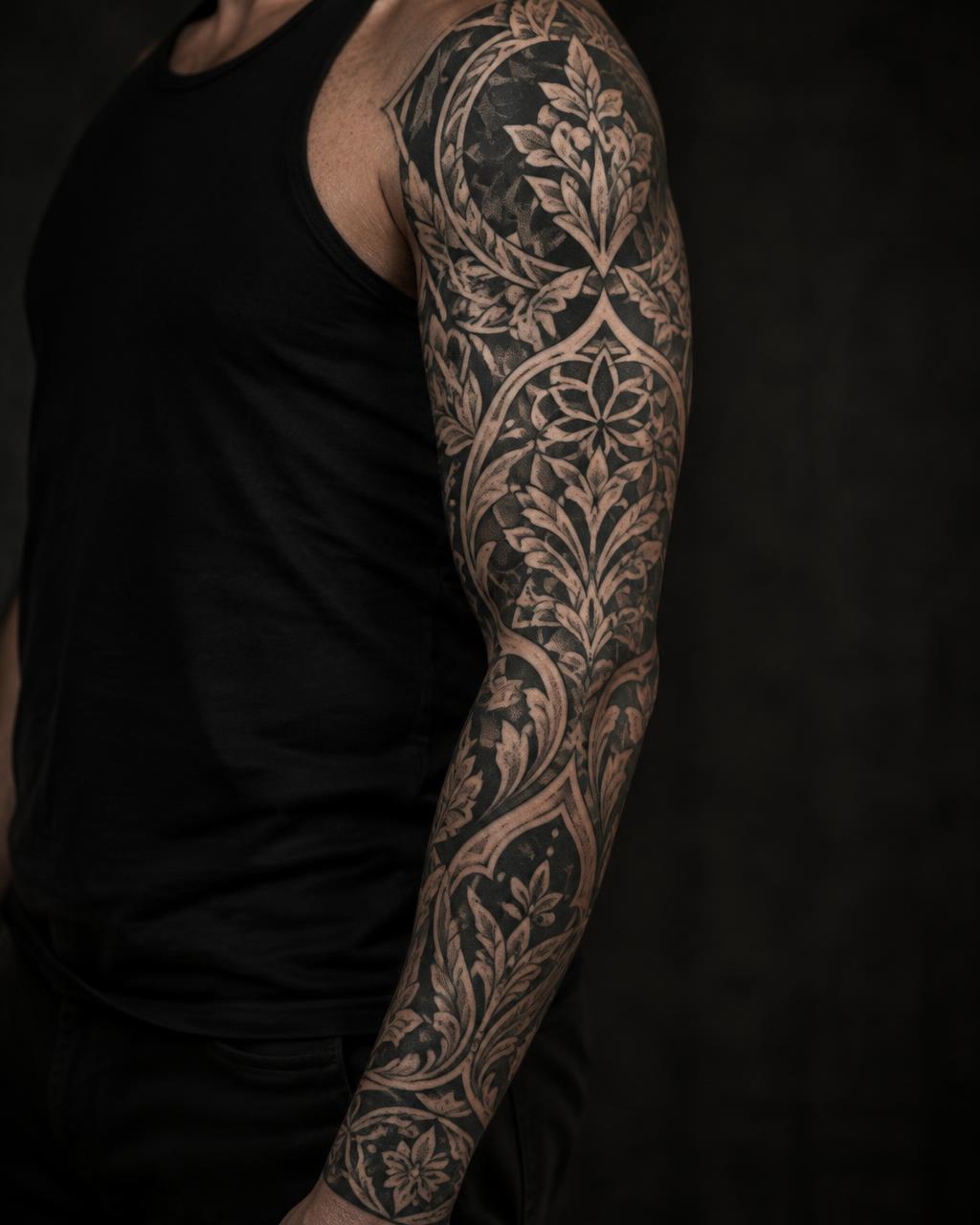 Blackwork tattoo by Elias Noir