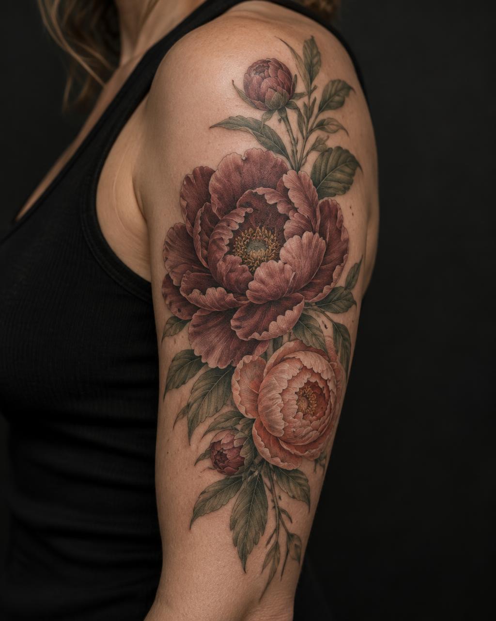 Color tattoo by Sora Vale